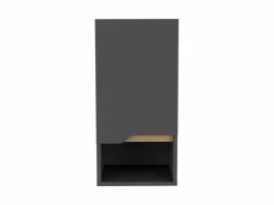 TuHome Armario de Pared de Baño Laurent, con estantes 62 CM A X 30.1 CM An X 33 CM P. Plomo / Duna Gris Discount