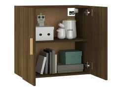 vidaxl Armario de pared madera contrachapada marrón roble 60x30x60 cm Color natural claro Online