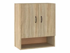 vidaxl Armario de pared madera contrachapada roble sonoma 60x31x70 cm Color natural claro Outlet
