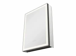 Mueble De Pared Para Baño|Armario de Pared para Baño SucceBuy Armario de Tocador con Espejo y LED de 3 Colores con Intensidad Variable, Función de Desempañado, 50 x 70 cm