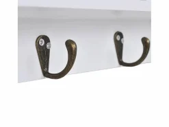 Armario de pared para llaves y joyas con puertas y ganchos ES240177^ Online