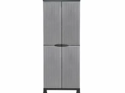 Armario de Resina Exterior con Escobero y 4 Baldas 171x68x39cm 7house^7H SEVEN HOUSE Online