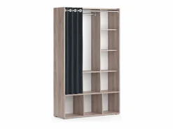 Vicco Muebles Niño|Armario de ropa para niños sonoma 105.8x38x178.1 luigi