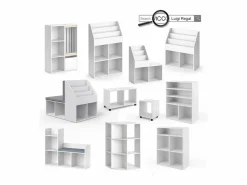 Vicco Muebles Niño|Armario de ropa para niños 105.8x38x178.1 luigi