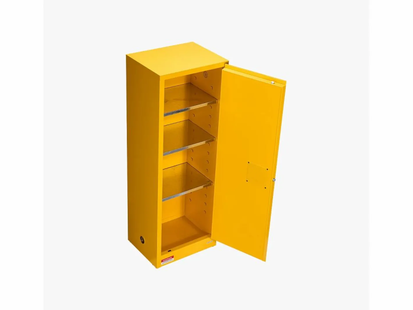 Armario de Seguridad SucceBuy para Productos Inflamables de 87 L 59 x 46 x 165,1 cm, Armario Cortafuegos para Líquidos Inflamables en Acero Laminado Amarillo Online