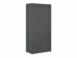 Armario de tela de 3 niveles 79x40x170 cm ES637878 Gris Discount