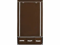 Armario de tela marrón 87x49x159 cm ES106396^ Online