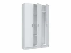 Armario escobero multiusos tres puertas cocina 109x180x37 cm^ Discount