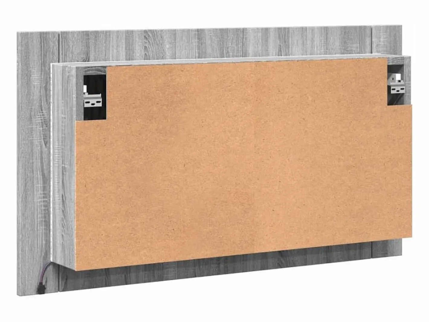 Armario espejo de baño con luz LED acrílico 80x12x45 cm^vidaxl