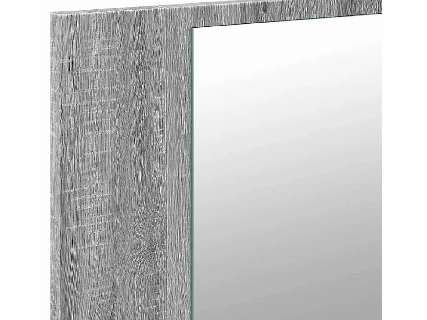 Armario espejo de baño con luz LED acrílico 80x12x45 cm^vidaxl
