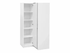 Vente-unique Armario esquinero 2 puertas L115 cm en color - LIZANDRO Blanco Sale