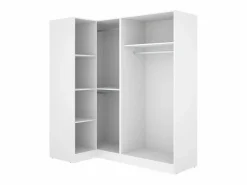 Armario esquinero Essen 4 puertas batientes 184x173,5x90,5 cm^ Discount