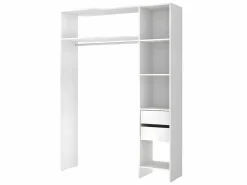 Armario esquinero extensible W164/214 cm y gris GONTRAN^Vente-unique Outlet