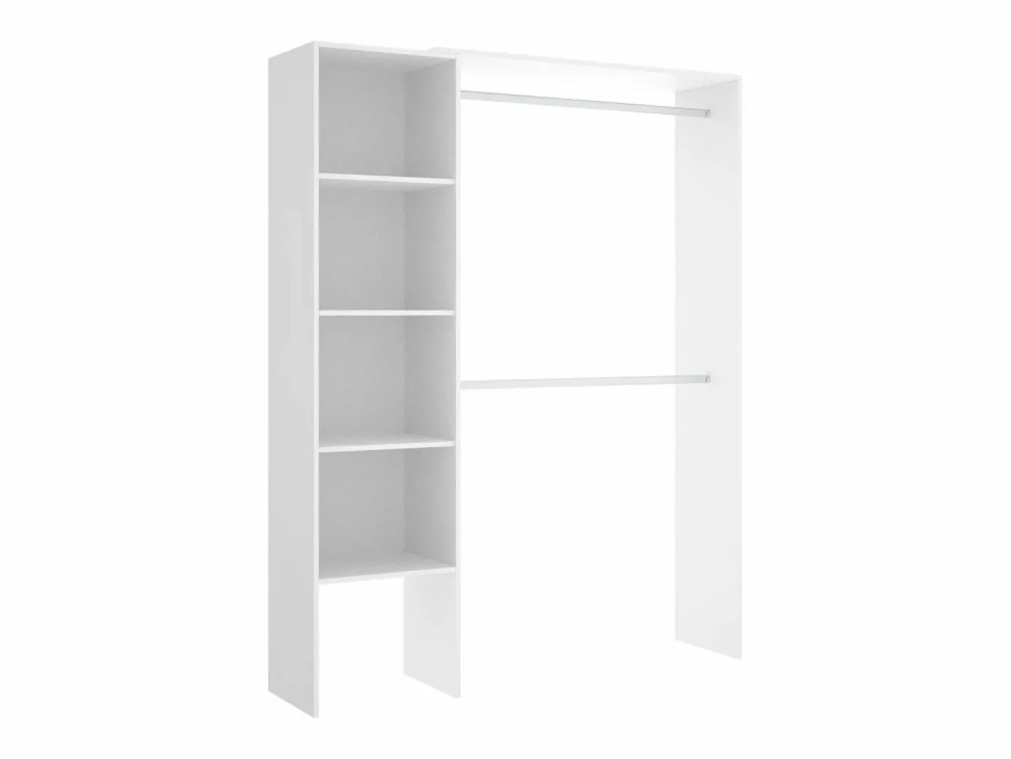 Vente-unique Armario extensible L110/140 cm en - BELVANA Blanco Sale
