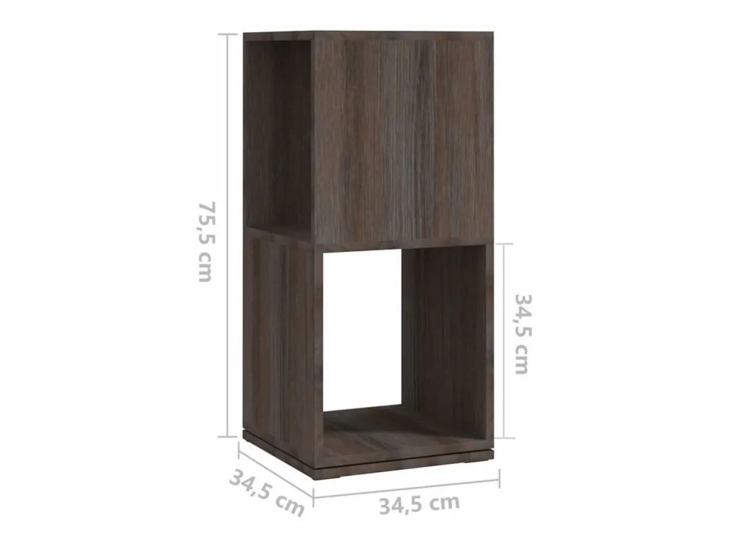 Armario giratorio aglomerado y Sonoma 34,5x34,5x75,5 cm^Clicnbuy Online