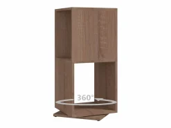 Armario giratorio aglomerado roble Sonoma 34,5x34,5x75,5 cm^Clicnbuy Clearance