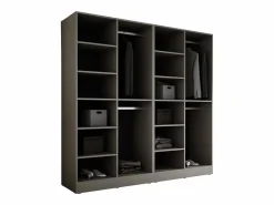 Armario: Gris Platino / Vidrio Antisol, 200 x 200 x 51 cm^ New