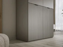 Armario Abierto, Vestidor|Armario: Platino, 100 x 200 x 51 cm
