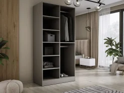 Armario Abierto, Vestidor|Armario: Platino, 100 x 200 x 51 cm