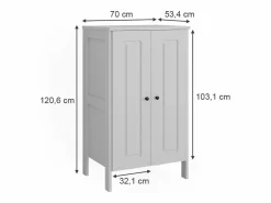 Vicco Muebles Niño|Armario infantil 70x53.4x120.6 ajaton