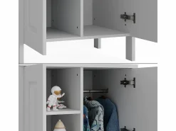 Vicco Muebles Niño|Armario infantil 70x53.4x120.6 ajaton