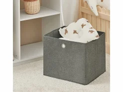 Sobuy Burro Para Ropa|Armario Infantil con 3 Ganchos, 1 Cesta y 1 Percha Mueble Organizador Juguetes y Ropa 97 x 35 x 108 cm KMB40-W ES