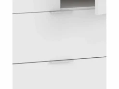 Armario Juvenil/Infantil Luca 2 puertas Roble Artesano/Blanco Mate 82x52x180 cm^ Clearance