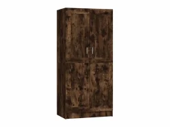 Armario Abierto, Vestidor|Armario madera contrachapada roble ahumado 82,5x51,5x180 cm ES571153