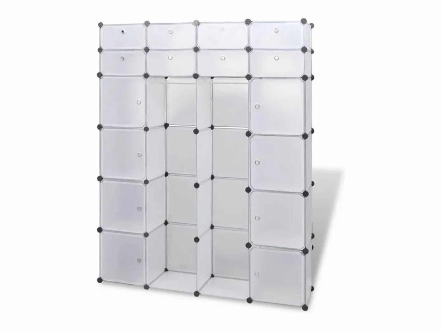Armario modular con 18 compartimentos 37x146x180,5 cm ES593082^ Hot
