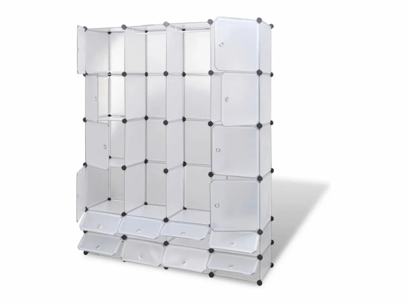 Armario modular con 18 compartimentos 37x146x180,5 cm ES593082^ Hot