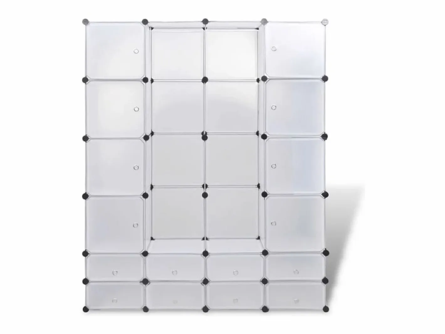 Armario modular con 18 compartimentos 37x146x180,5 cm ES593082^ Hot