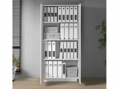 Armario multiusos Easy con 2 puertas mate 79,20x38x166 cm Blanco New