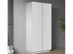 Armario multiusos Easy con 2 puertas mate 79,20x38x166 cm Blanco New