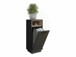 Vicco Columna De Baño|Armario para la ropa sucia antracita/sonoma 38x30x93 beatrice