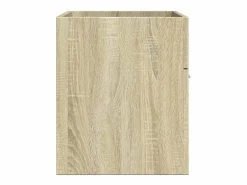 vidaxl Mueble De Lavabo|Armario para lavabo contrachapada color roble 80x38,5x46 cm