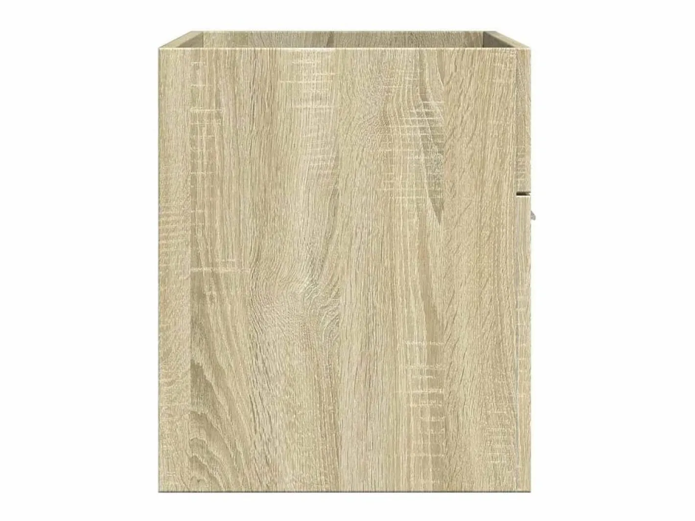 vidaxl Mueble De Lavabo|Armario para lavabo contrachapada color roble 80x38,5x46 cm