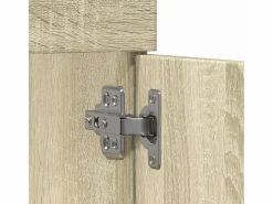 vidaxl Mueble De Lavabo|Armario para lavabo contrachapada color roble 80x38,5x46 cm
