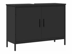 Mueble De Lavabo|Armario para lavabo de baño madera ingeniería 80x30x60 cm ES431307