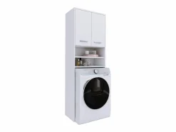Mueble Para Lavadora|Armario para lavadora, 2 armarios, 180 x 64 x 30 cm, mate