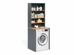 Armario para lavadora antracita/roble dorado 66x60x88.2 viktor^Vicco Online