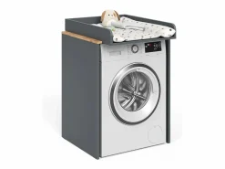 Vicco Armario para lavadora antracita/roble dorado 68x60x88.2 viktor Gris antracita Outlet