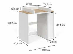 Vicco Mueble Para Lavadora|Armario para lavadora /artesano 93.6x60.3x88.2 viktor