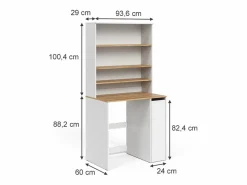 Vicco Armario para lavadora /artesano 93.6x60x88.2 viktor Blanco