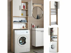 Armario para lavadora /sonoma 64x26x190^Vicco Outlet