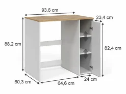 Armario para lavadora /artesano 93.6x60.3x88.2 viktor^Vicco Hot