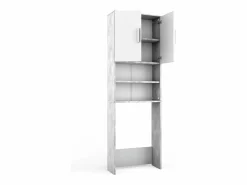 Vicco Mueble Para Lavadora|Armario para lavadora hormigón 64x26x190