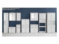Armario para lavadora Kelia brillante 63 cm^Les Tendances Discount