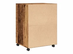 Armario Oficina|Armario rodante de madera antigua 60x48x81 cm madera de ingeniería