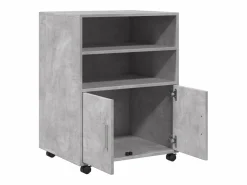 Armario rodante hormigón 60x48x81 cm madera de ingeniería^ Sale