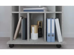 Armario ruedas madera contrachapada hormigón 60x45x60 cm^vidaxl Outlet